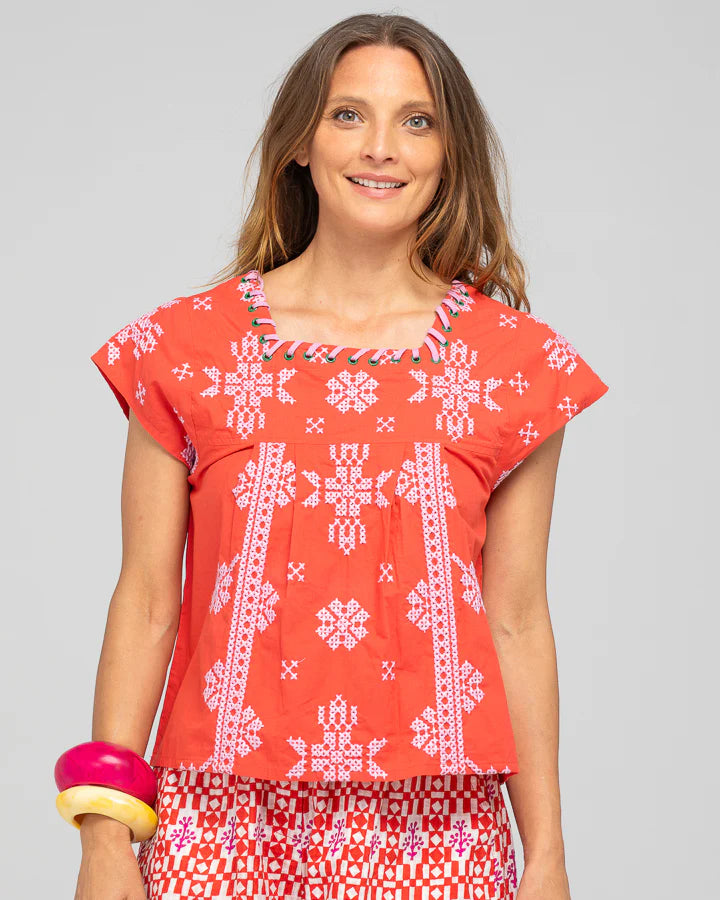 Boom Shankar Amore Top - Cayenne