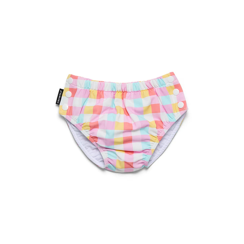 Crywolf Reusable Swim Nappy - Pop Gingham