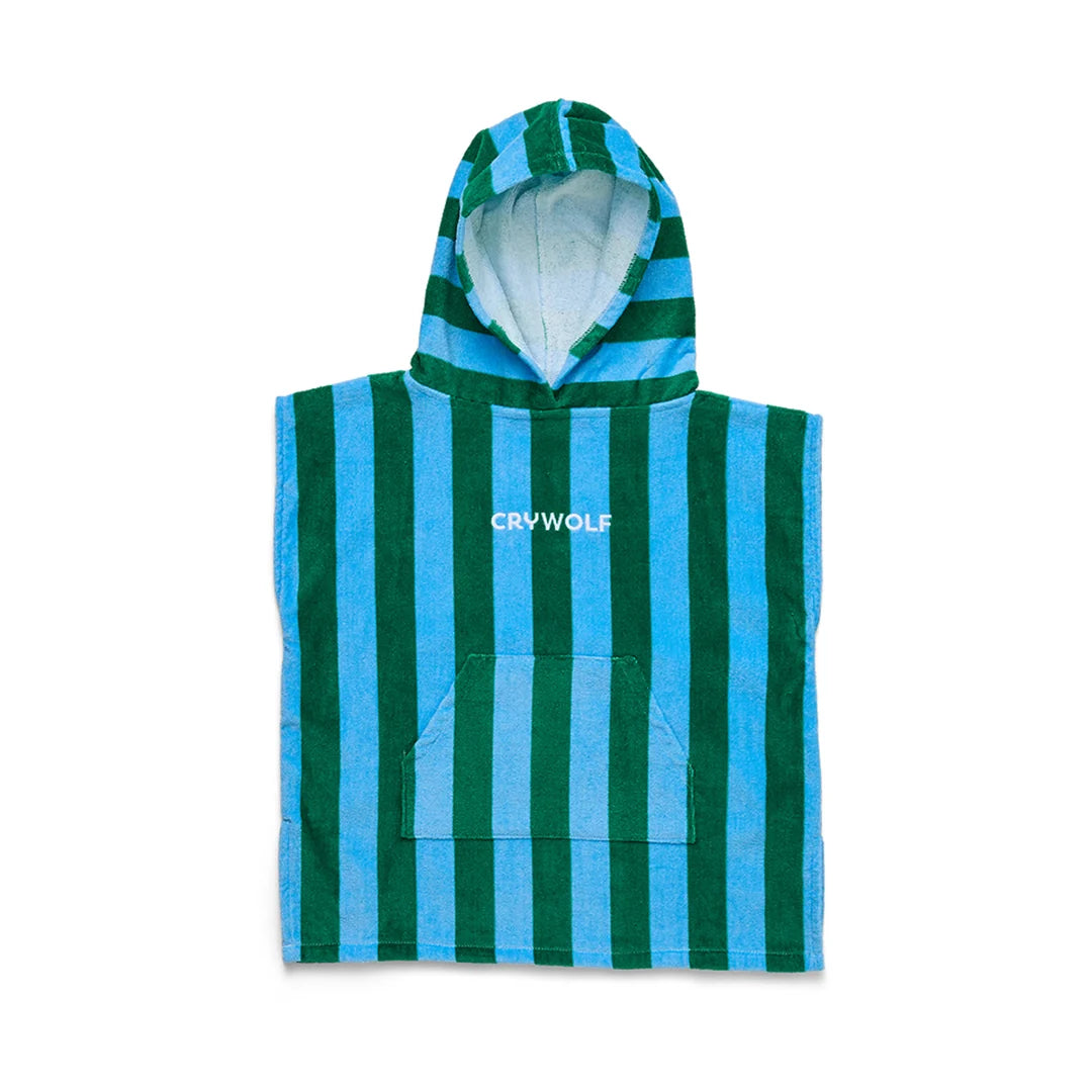 Cry Wolf Hooded Towel - Deck Stripe
