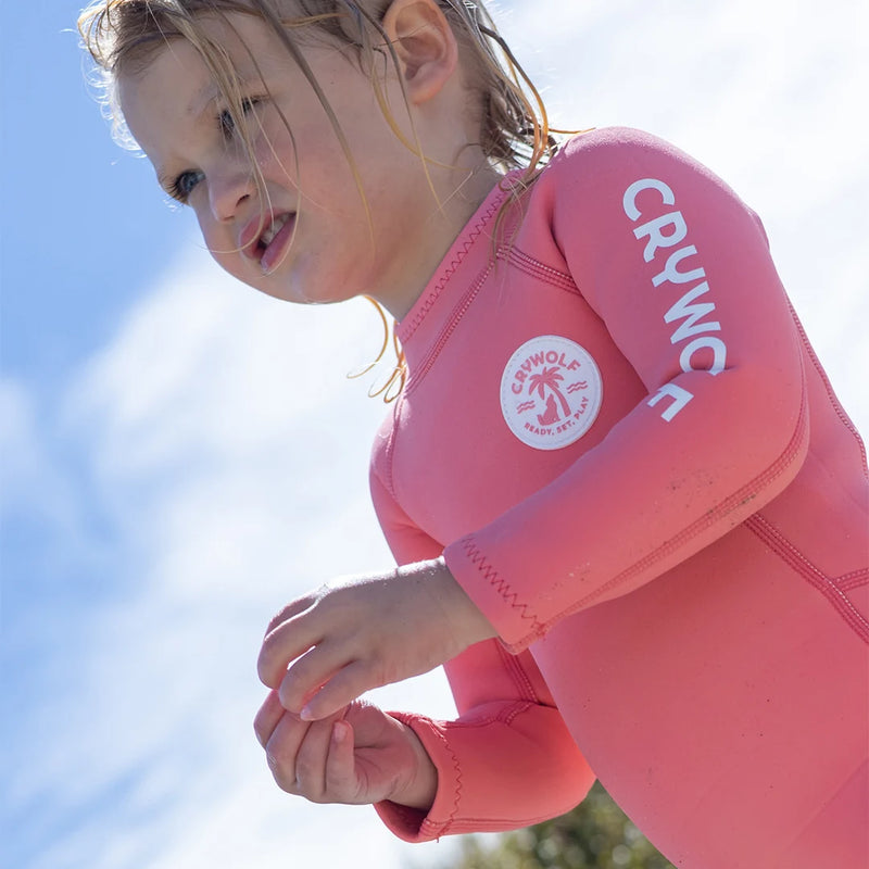 Crywolf Long Sleeve Wetsuit - Flamingo Pink