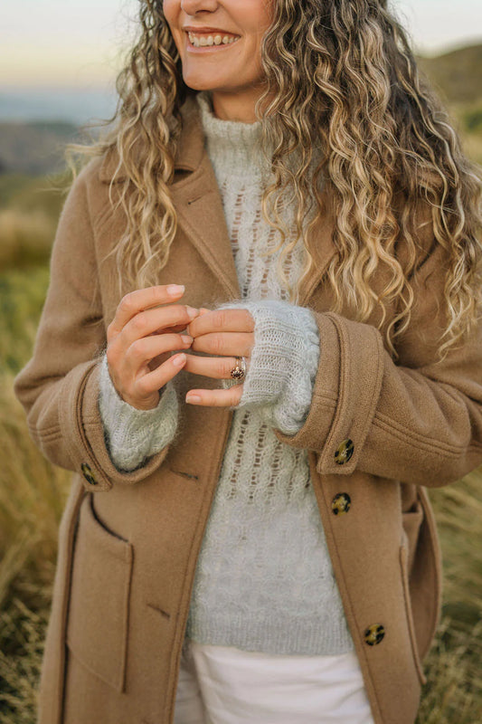 Ater Elgin Wool Trench - Camel