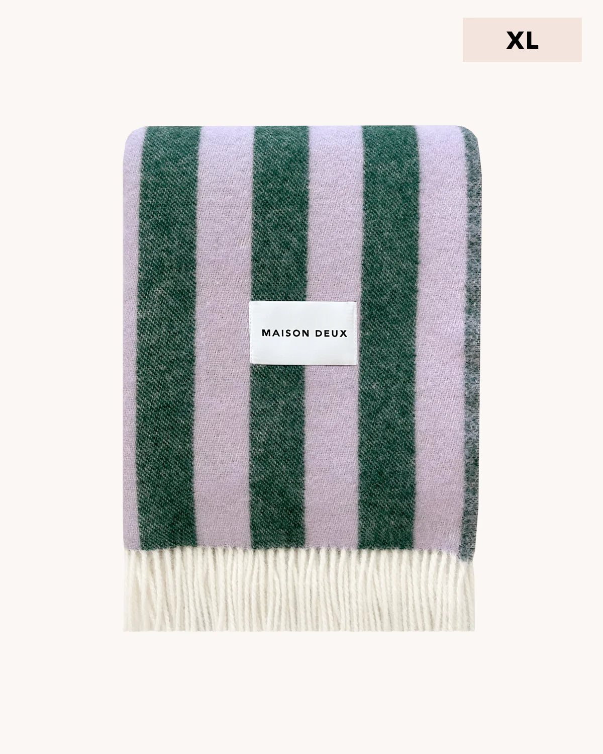 Maison Deux Blanket Candy Wrap - Lilac/Green