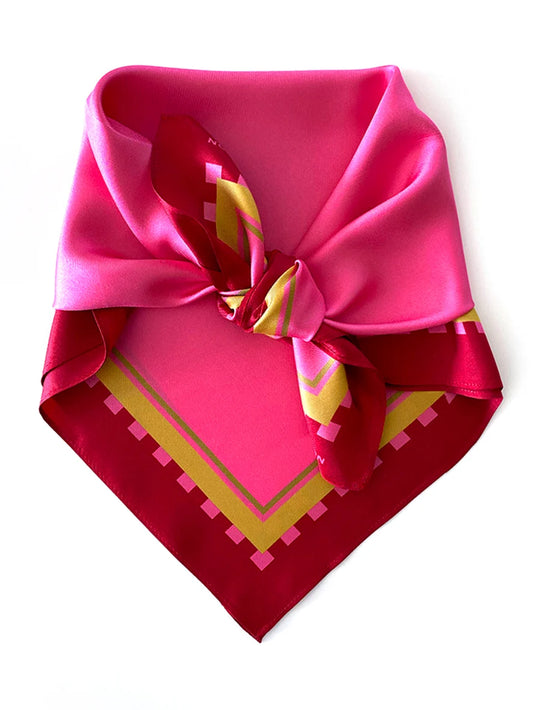 Dark Hampton Petite Silk Scarf The Carter