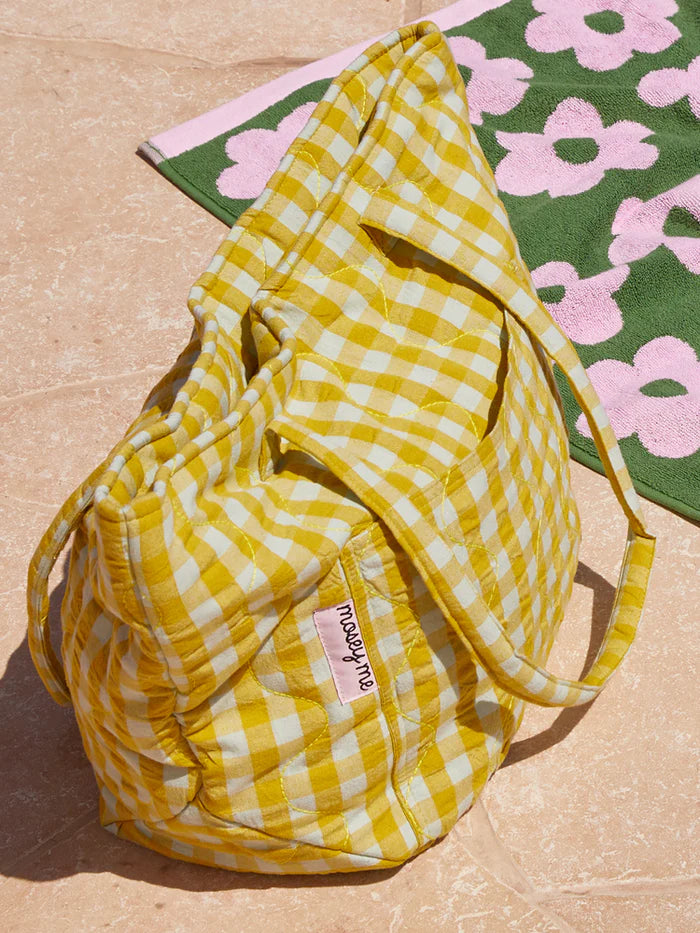 Mosey Me Citrus Seersucker Quilted Bag