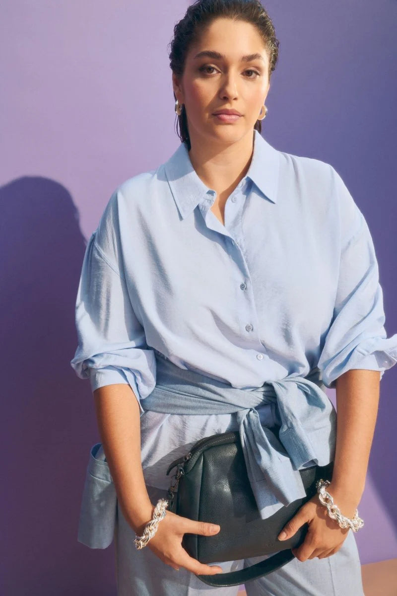 Elk Pressa Shirt - Pearl Blue
