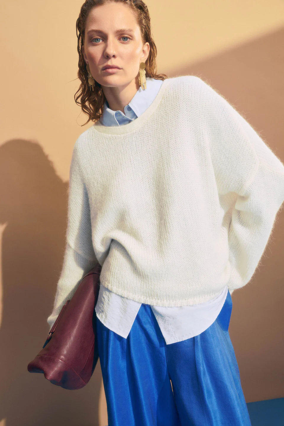 Elk Agna Sweater - Off White