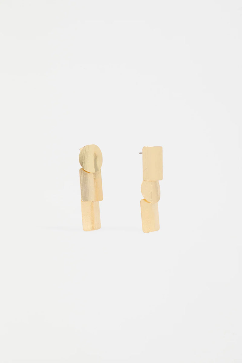 Elk Paerr Drop Earring - Gold