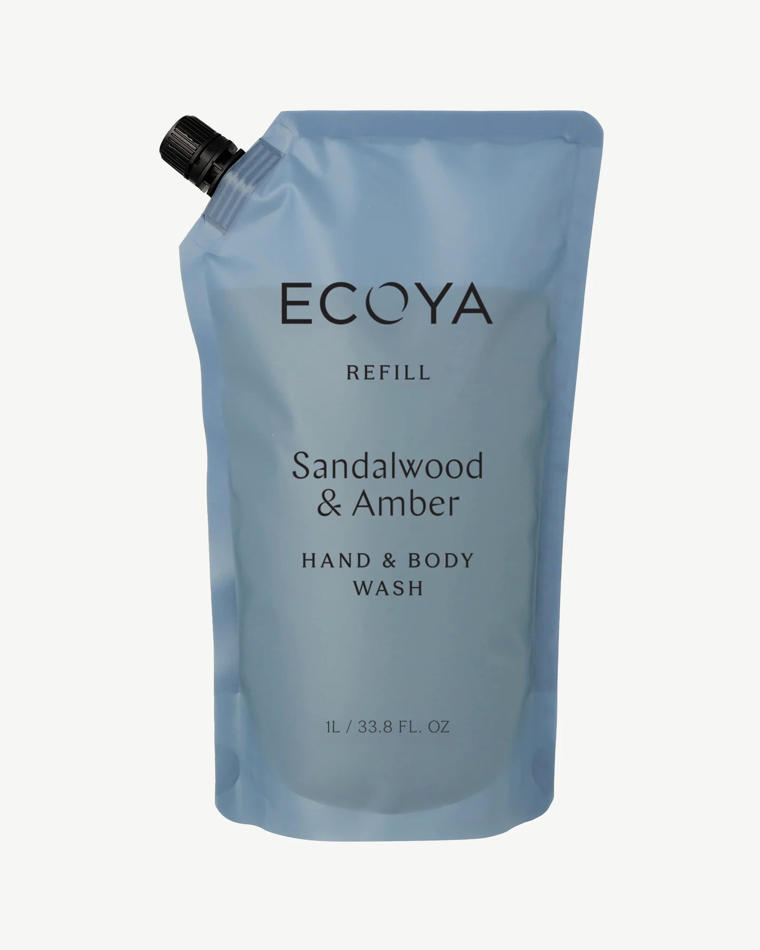 Ecoya Sandalwood & Amber Hand & Body Wash Refill