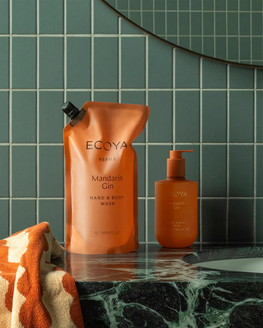 Ecoya Mandarin Gin Hand & Body Wash Refill