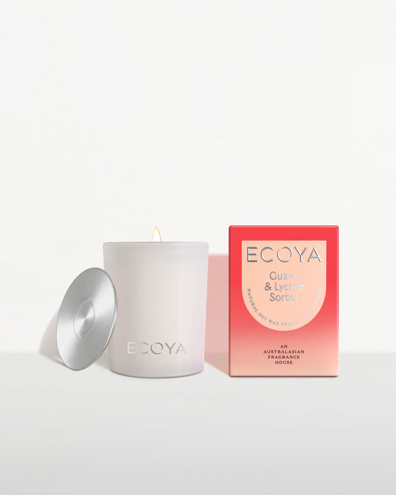 Ecoya Guava & Lychee Sorbet Mini Madison Candle