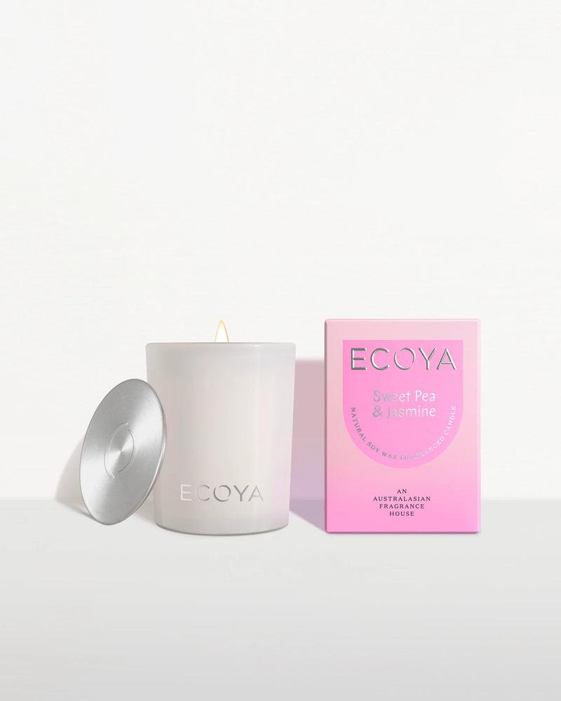 Ecoya Sweet Pea & Jasmine Mini Madison Candle