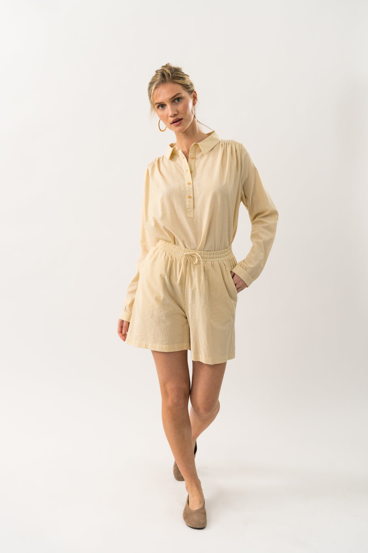 Lollys Laundry Lari Shirt - Camel