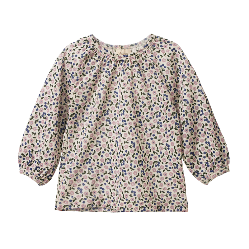 Nature Baby Gretel Merino Top - Briarwood Lilac Print
