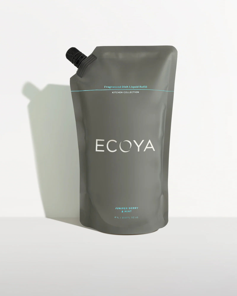Ecoya Juniper Berry & Mint Fragranced Dish Liquid Refill