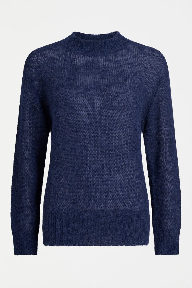 Elk Fjer Sweater - Bright Navy