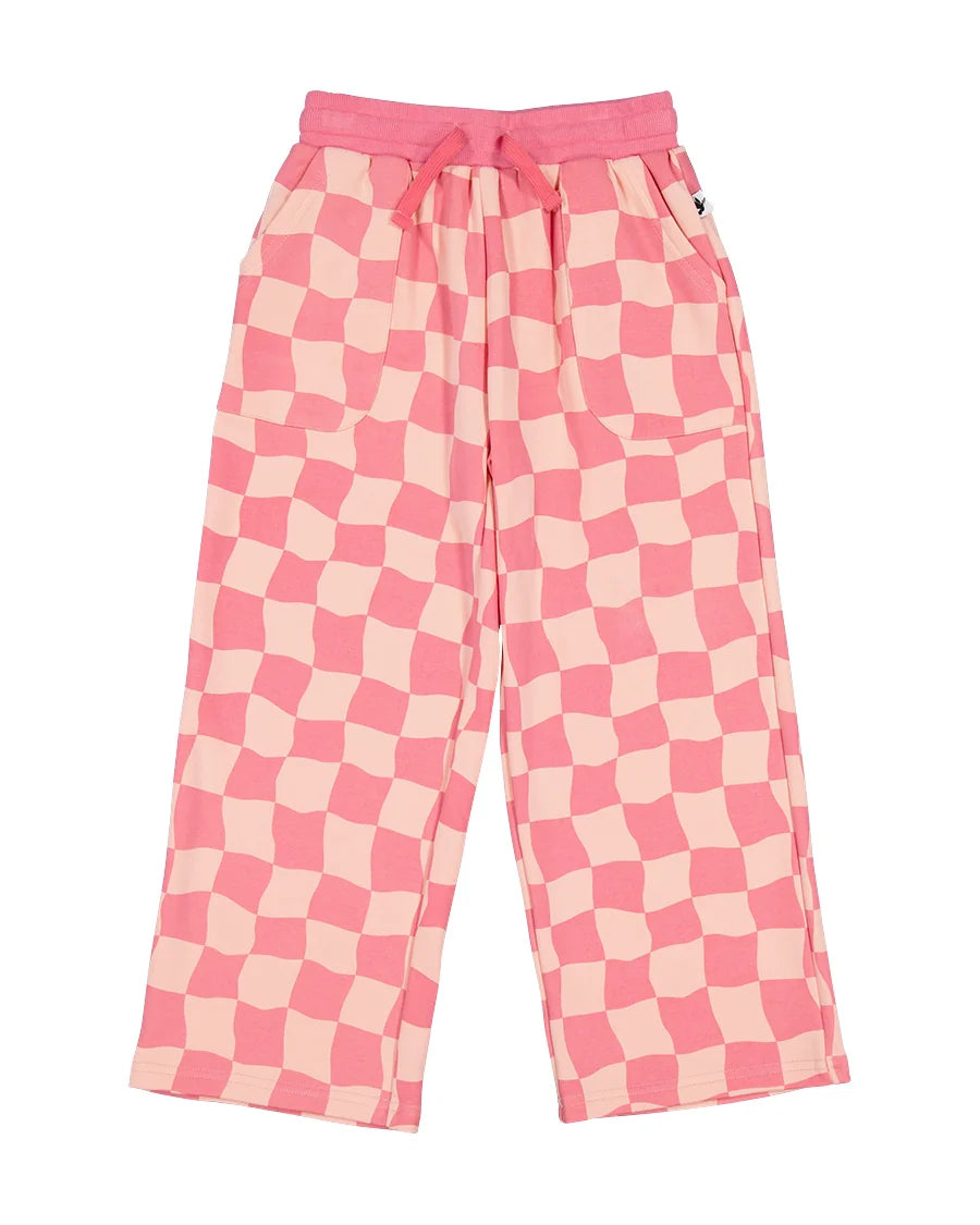 Radicool Chequerboard Wide Leg Pant