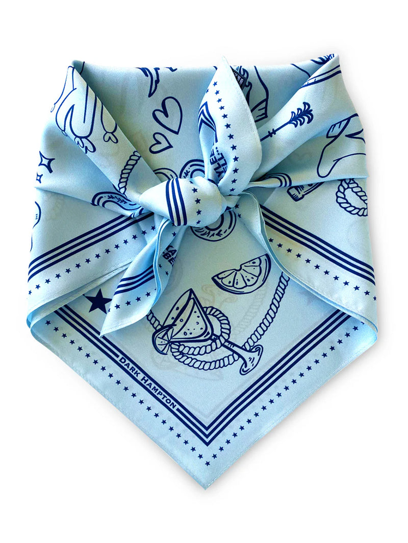Dark Hampton Silk Scarf - Kaylee Bell Cowboy Up