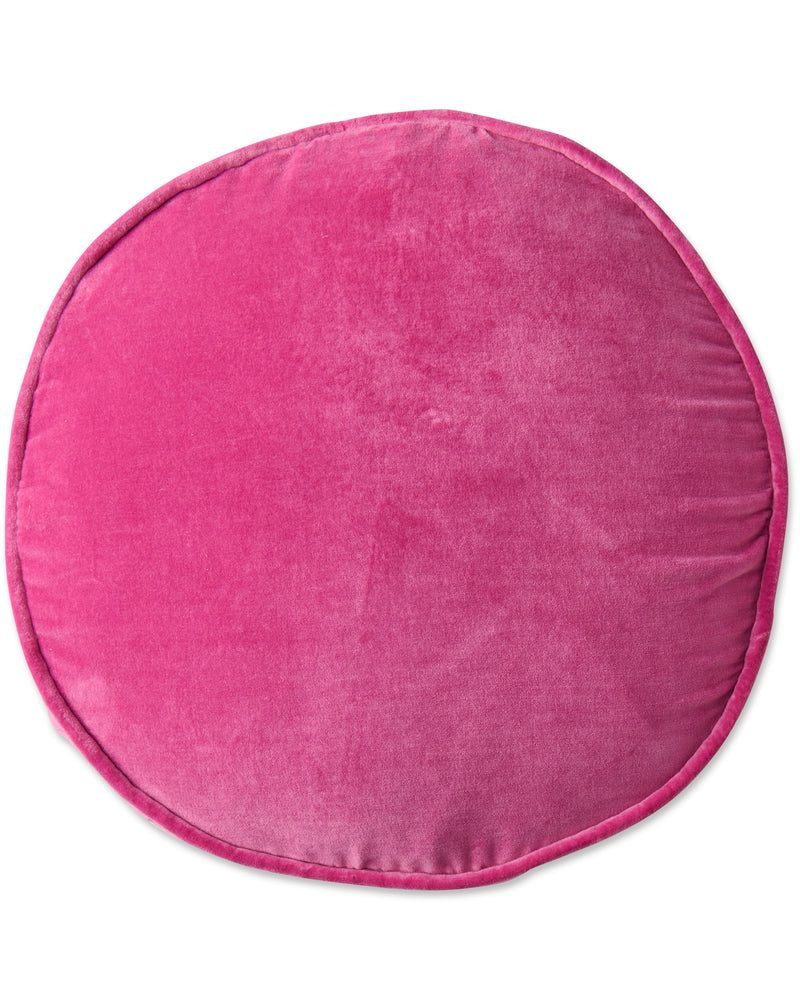 Kip & Co Pink Love Velvet Pea Cushion