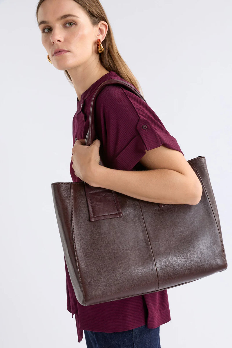 Rahni Leather Tote Espresso