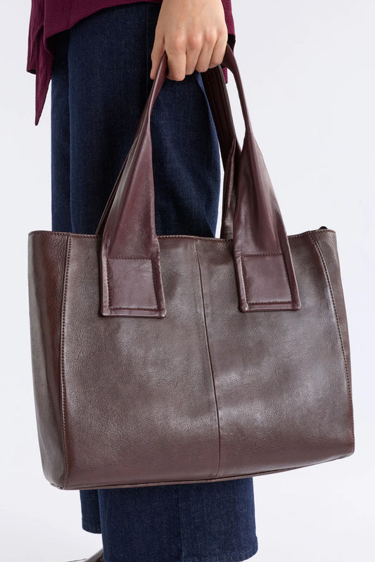 Rahni Leather Tote Espresso