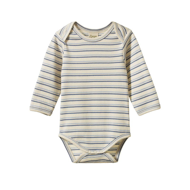Nature Baby Long Sleeve Bodysuit Horizon Stripe