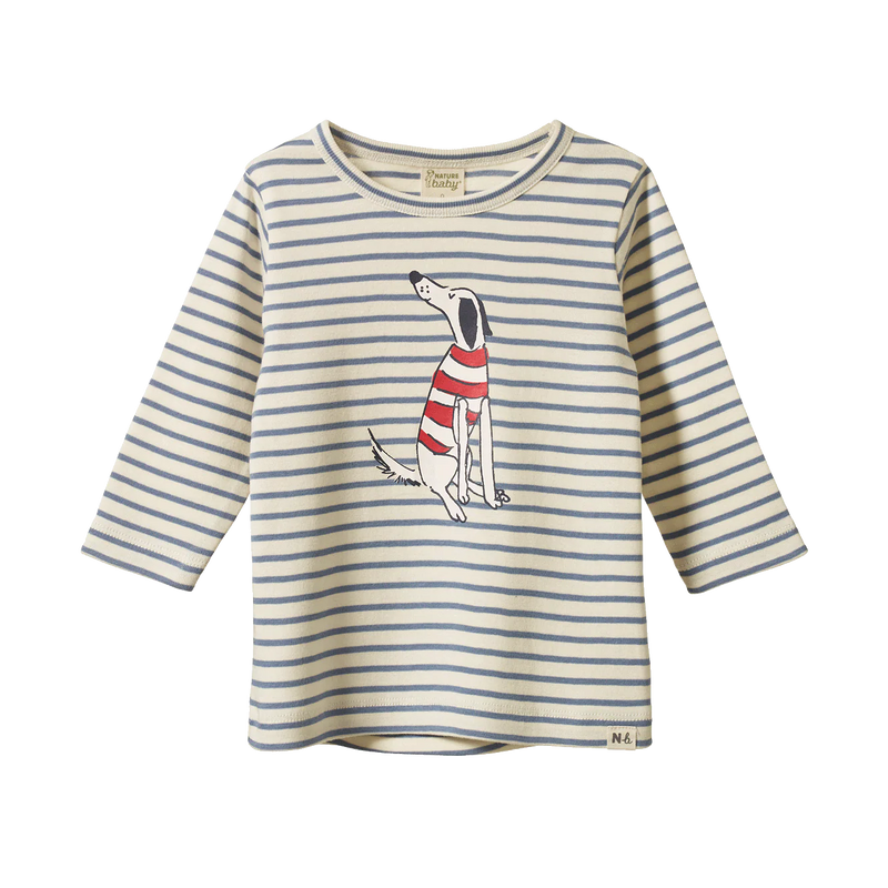 Nature Baby Long Sleeve River Tee - Best Friend Stripe