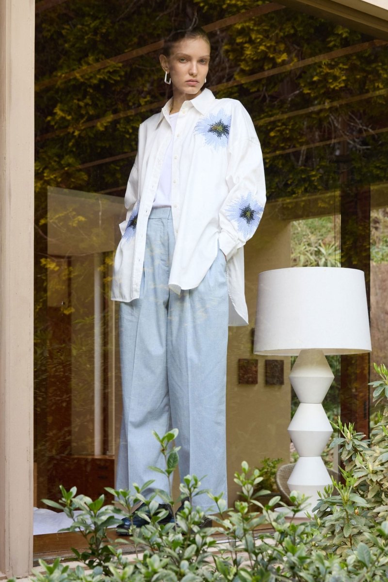 Elk Eiren Relaxed Shirt - Lilac Blue