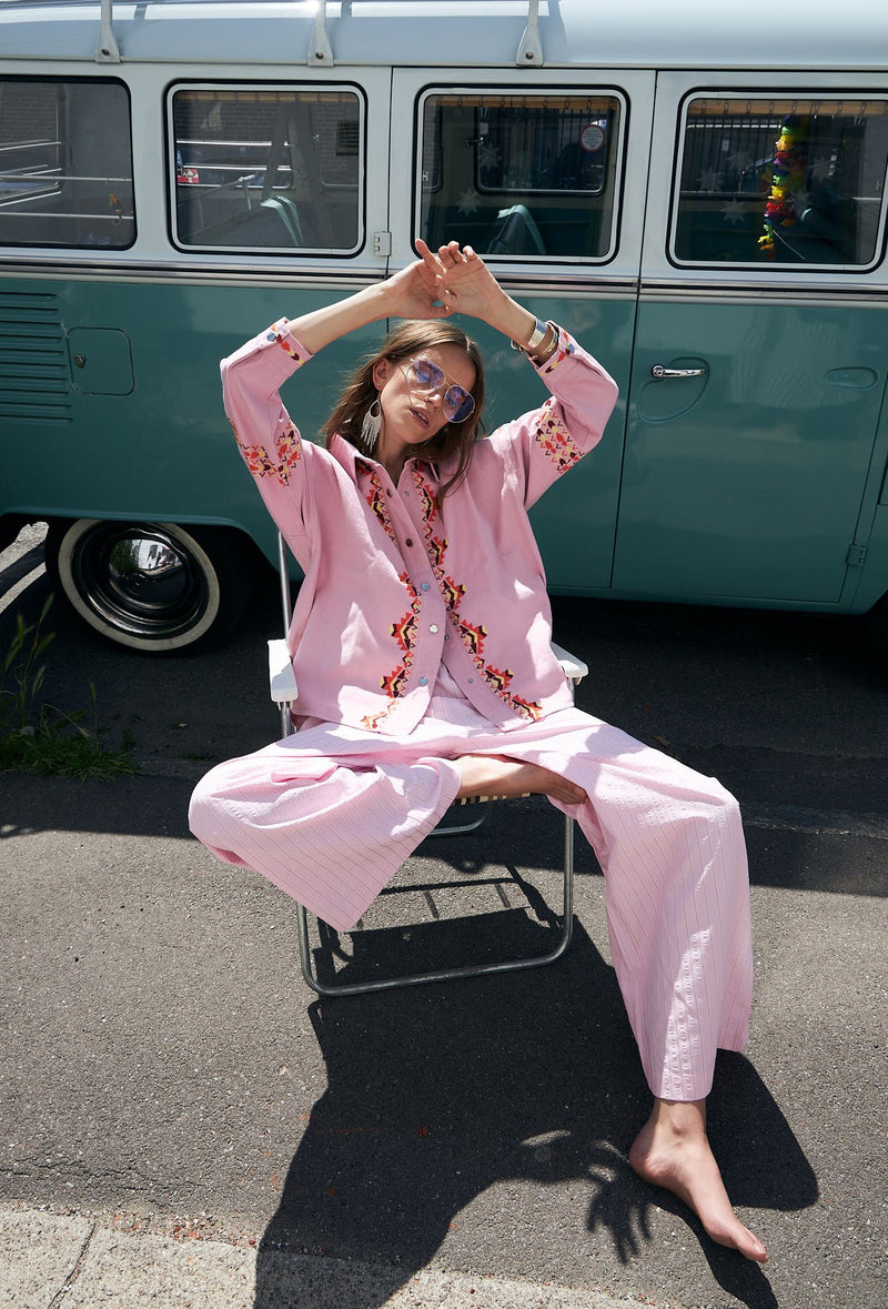 Lollys Laundry Veida Overshirt Pink