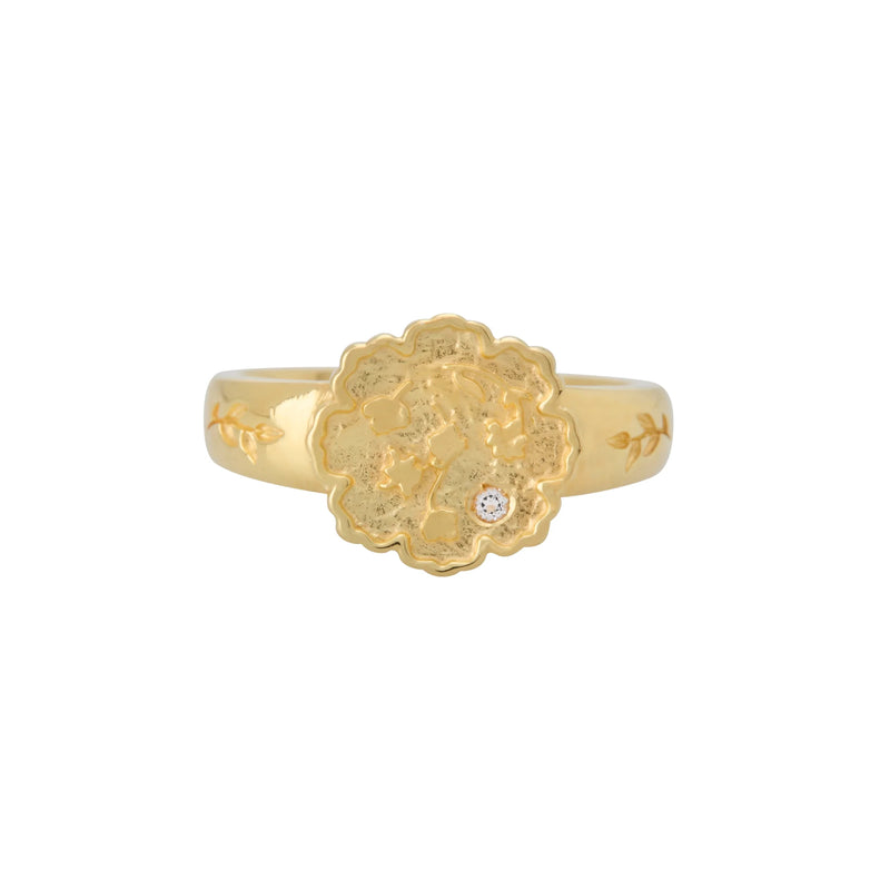 Murkani Loved Always Ring in 18kt Yellow Gold Size
