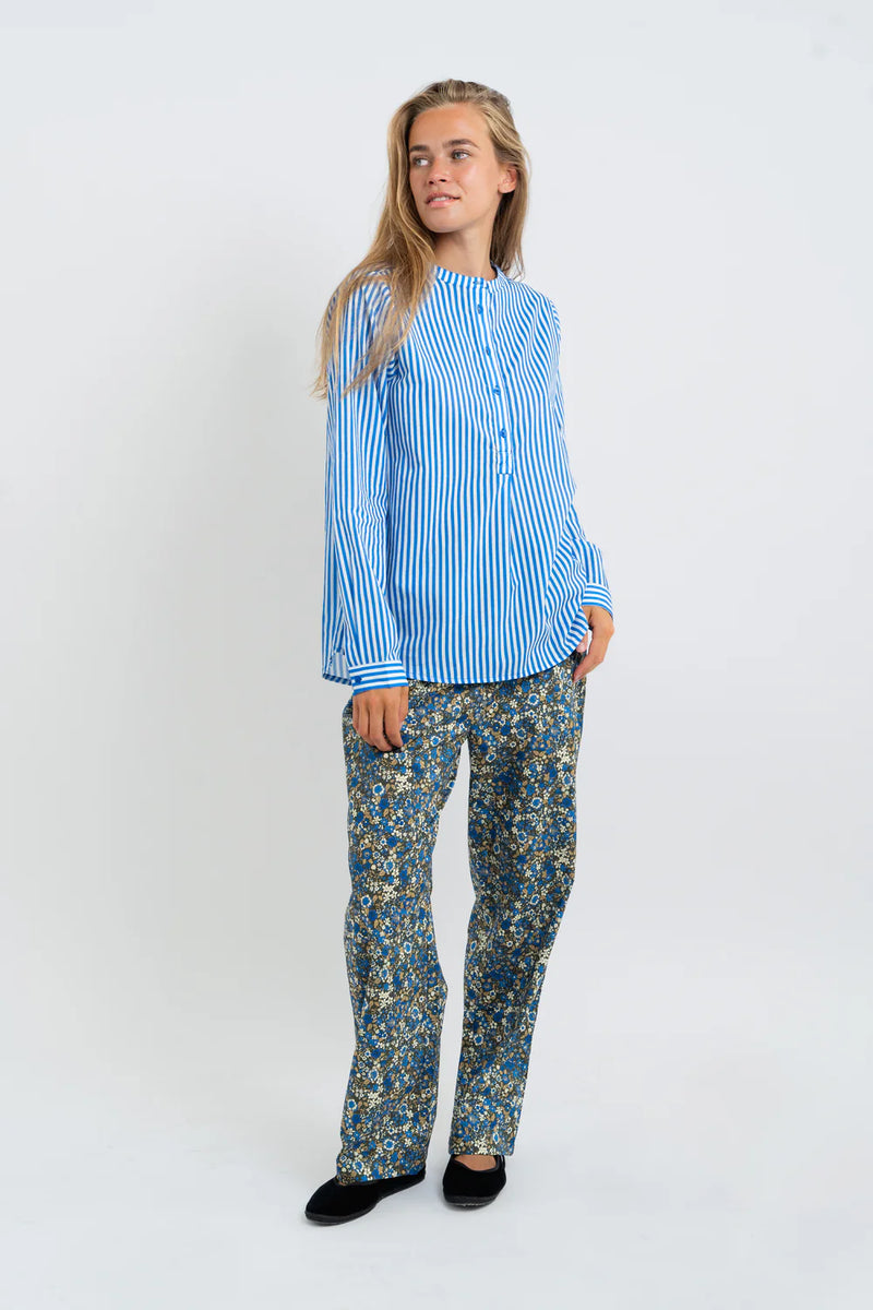 Lollys Laundry Lux Shirt- Blue Stripe