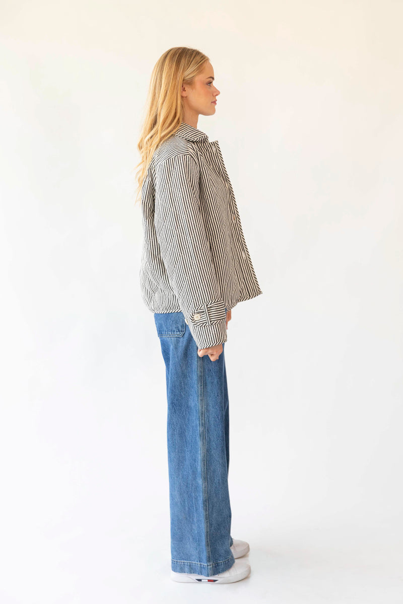 Lollys Laundry Viola Jacket -Stripe Black