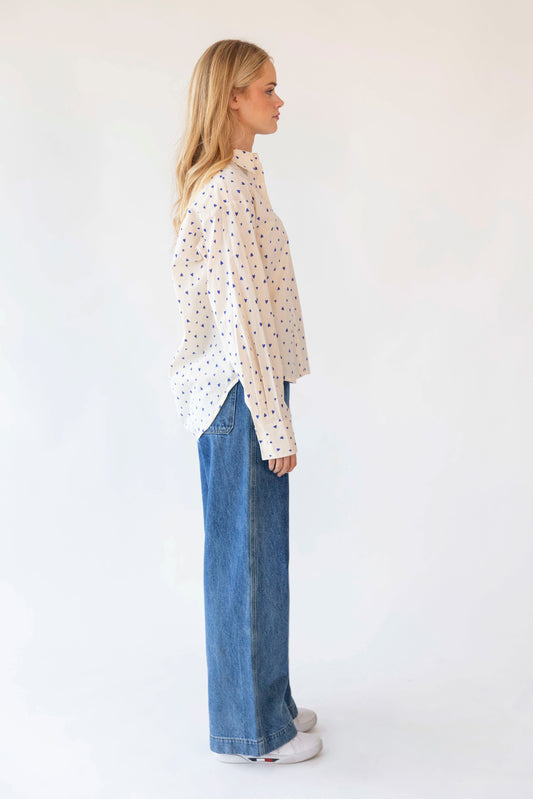 Lollys Laundry Bleeker Shirt -Blue