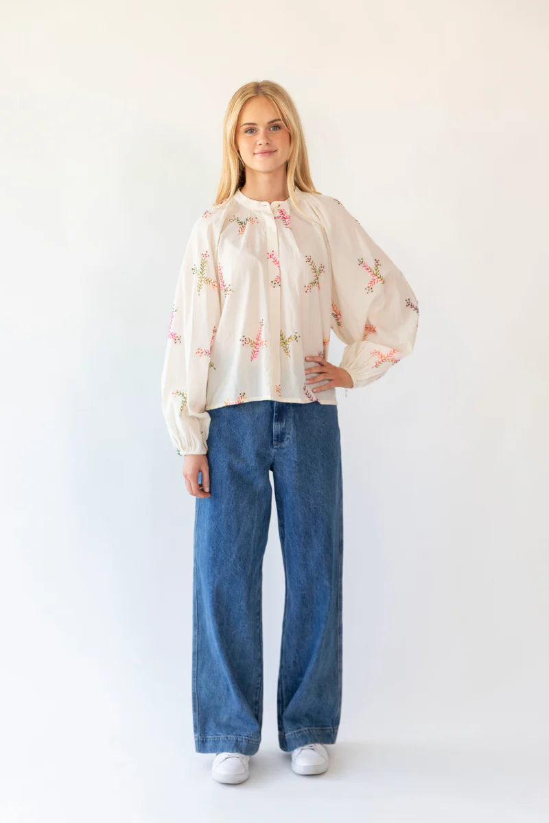 Lollys Laundry Hailey Shirt - Creme