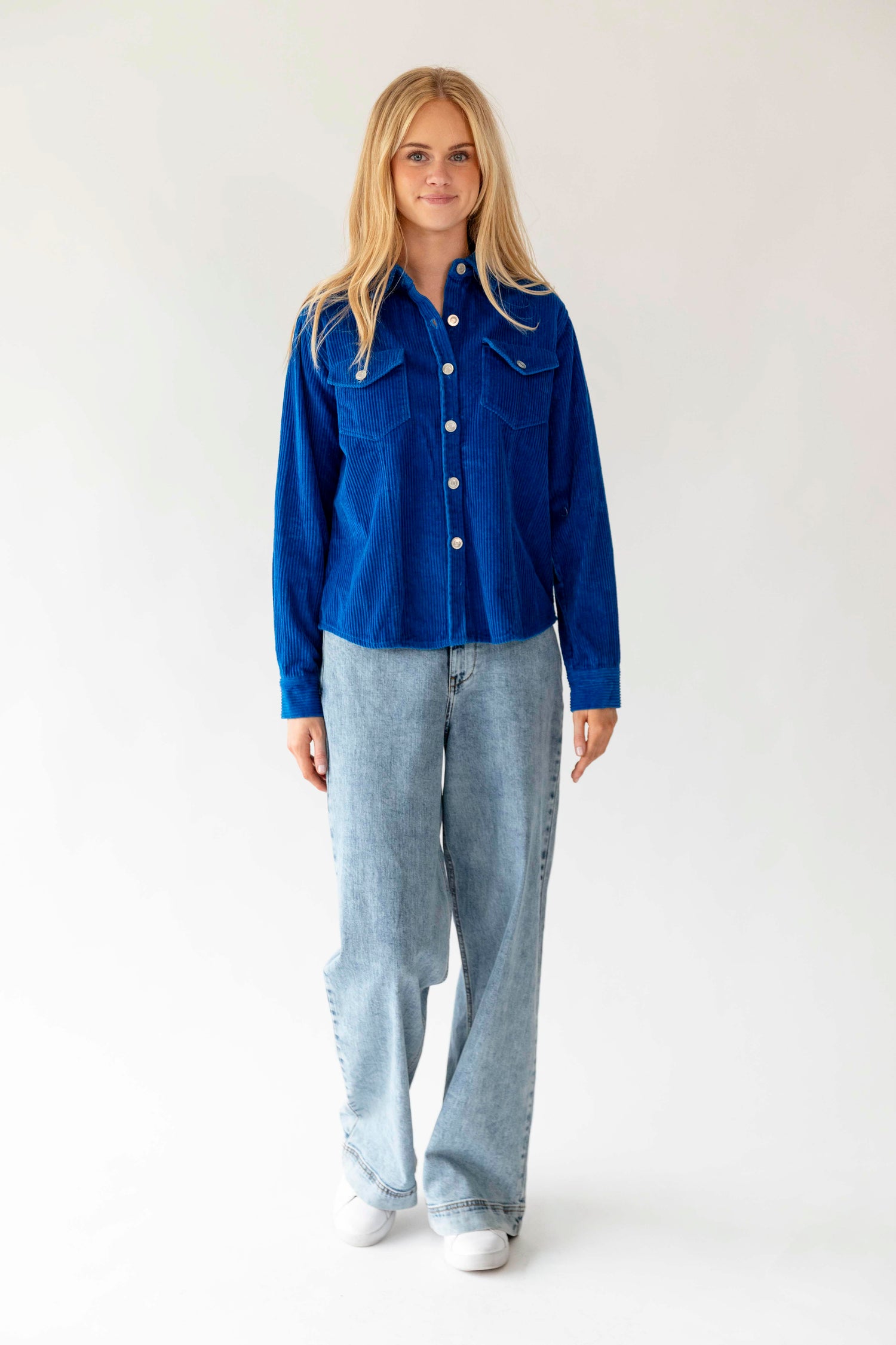 Lollys Laundry Bigum Shirt - Neon Blue