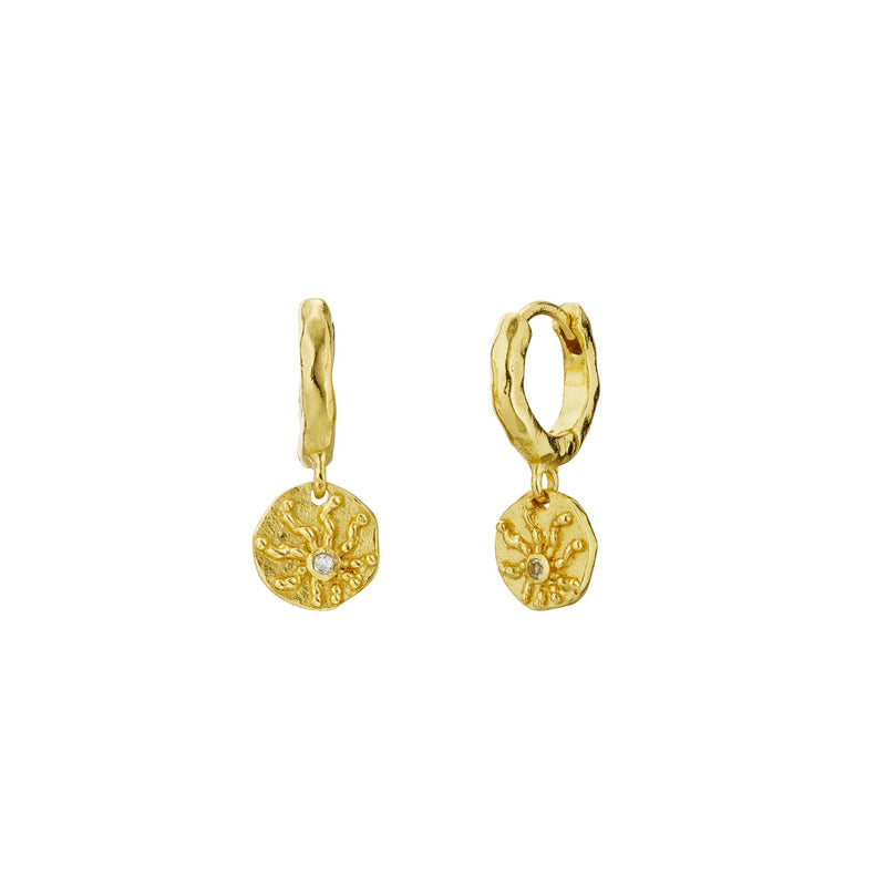 Murkani Of The Sea  Huggies 18 KT Gold Plate