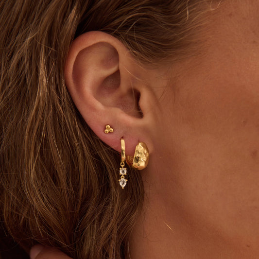 Murkani Dew Huggies in 18kt Yellow Gold Plate