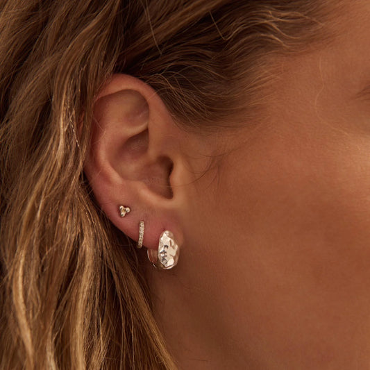 Murkani Dew Huggies in Sterling Silver