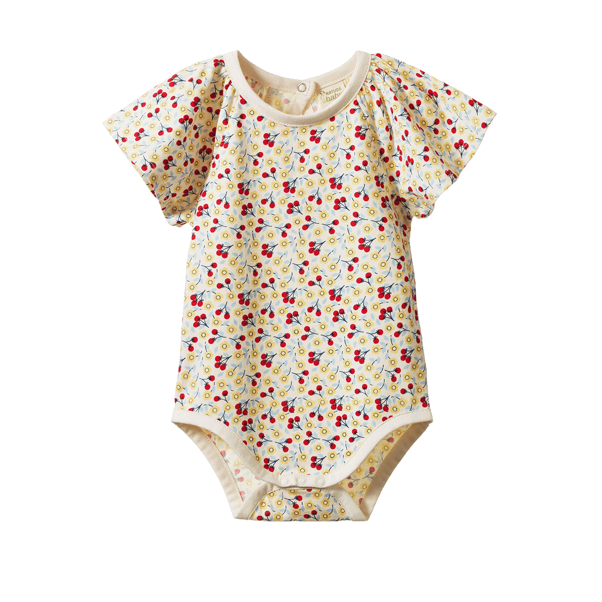 Nature Baby Faye Bodysuit Kitchen Garden Print
