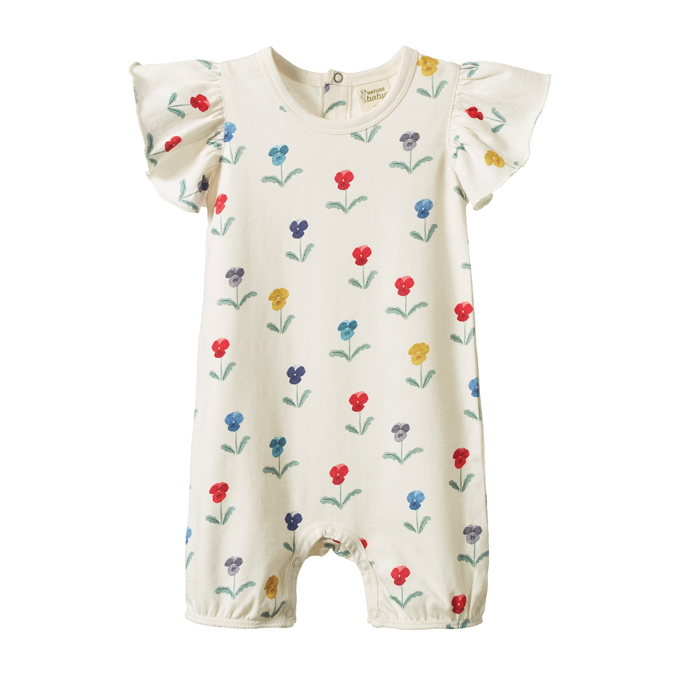 Nature Baby Tilly Suit - Delphine Blooms Print