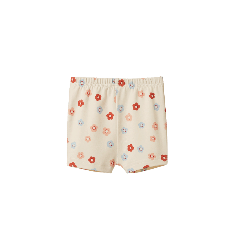 Nature Baby Selby Shorts Petite Flora Stamp Print