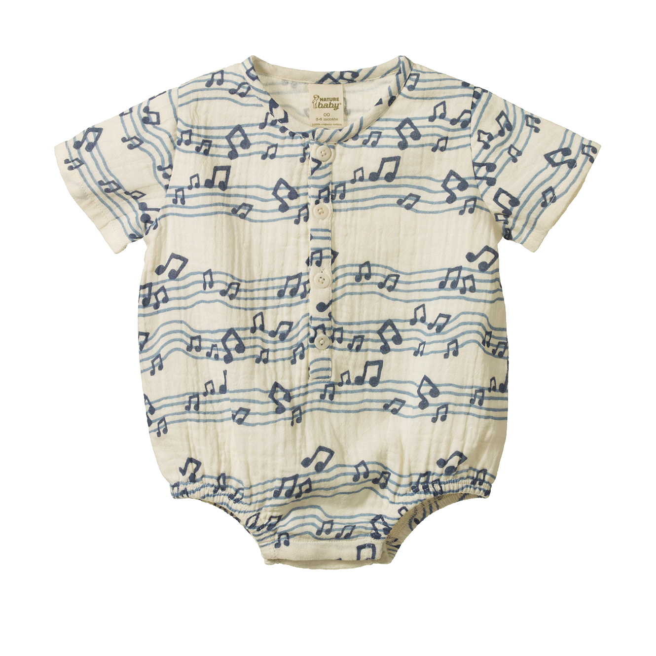 Nature Baby Monty Suit Rhythm Print