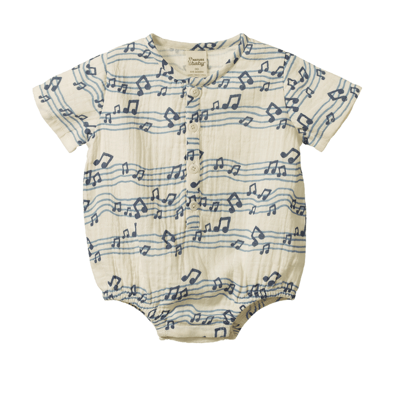 Nature Baby Monty Suit Rhythm Print