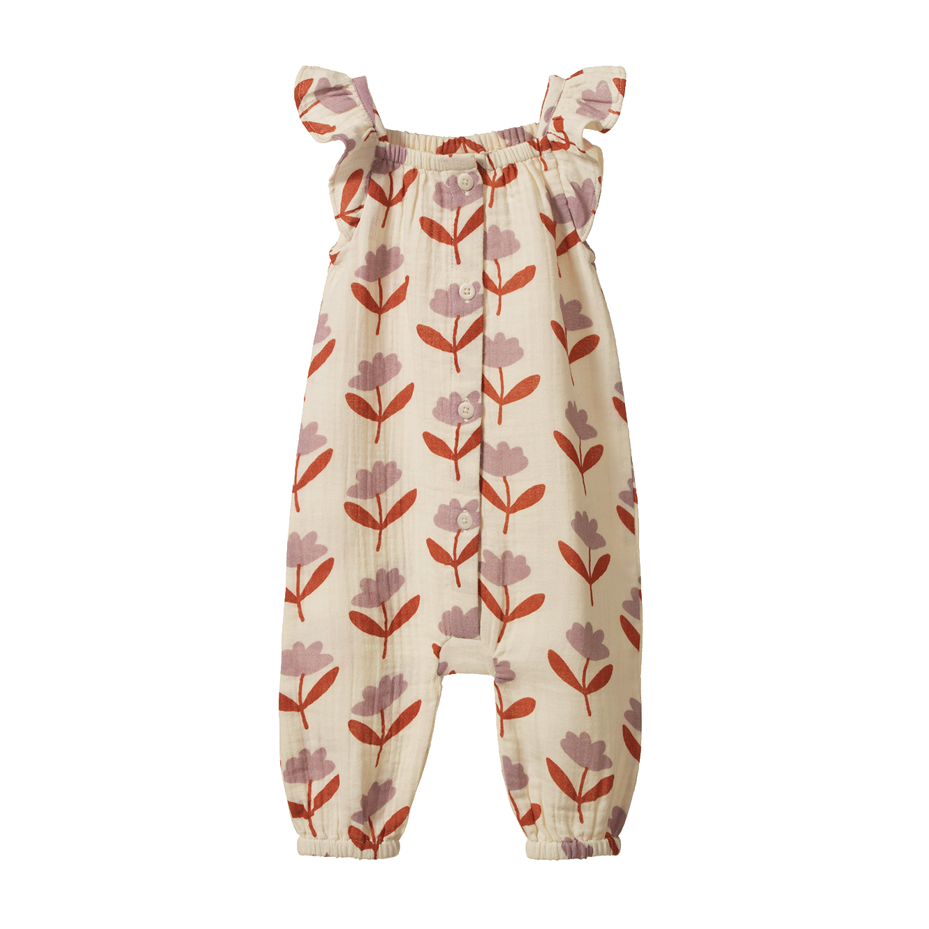Nature Baby Tilda Suit Muslin Fleurette Print