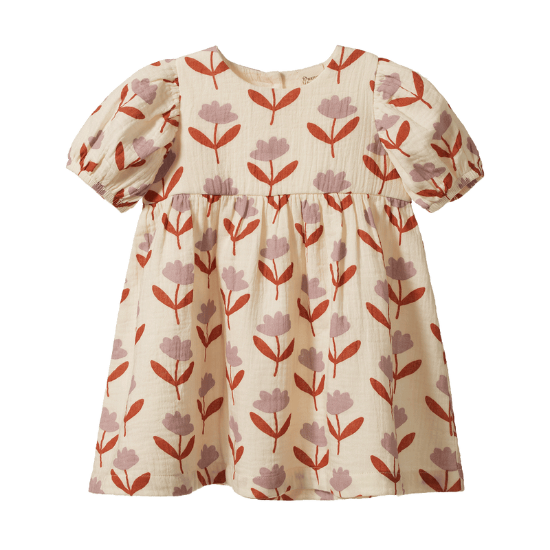 Nature Baby Albertine Muslin Dress Fleurette