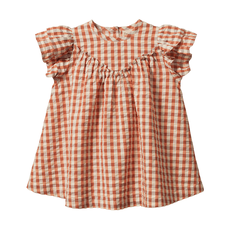 Nature Baby Una Dress Dandelion Gingham