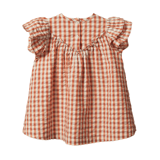 Nature Baby Una Dress Dandelion Gingham