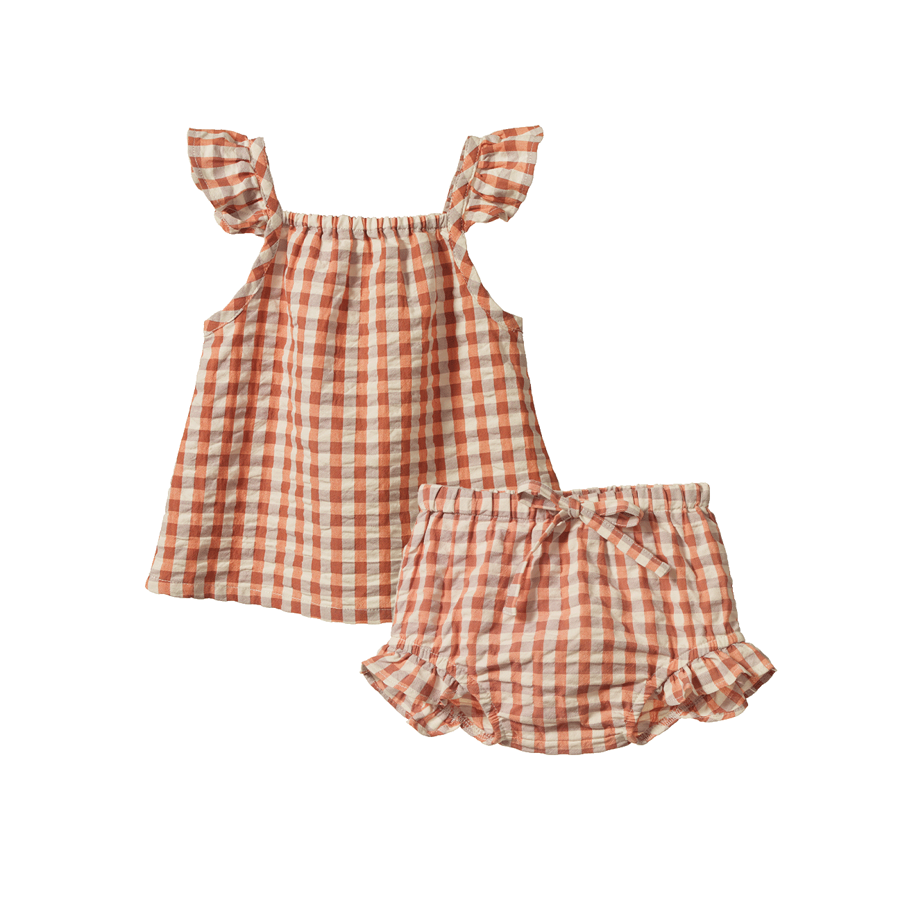 Nature Baby Petal Suit Dandelion Gingham