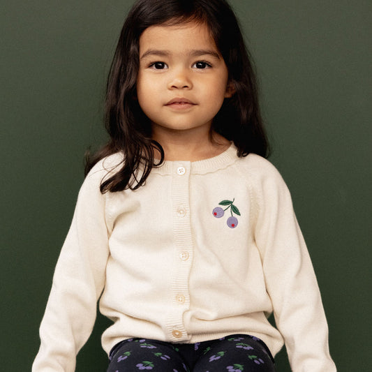 Nature Baby Piper Cardigan - Winter Berry