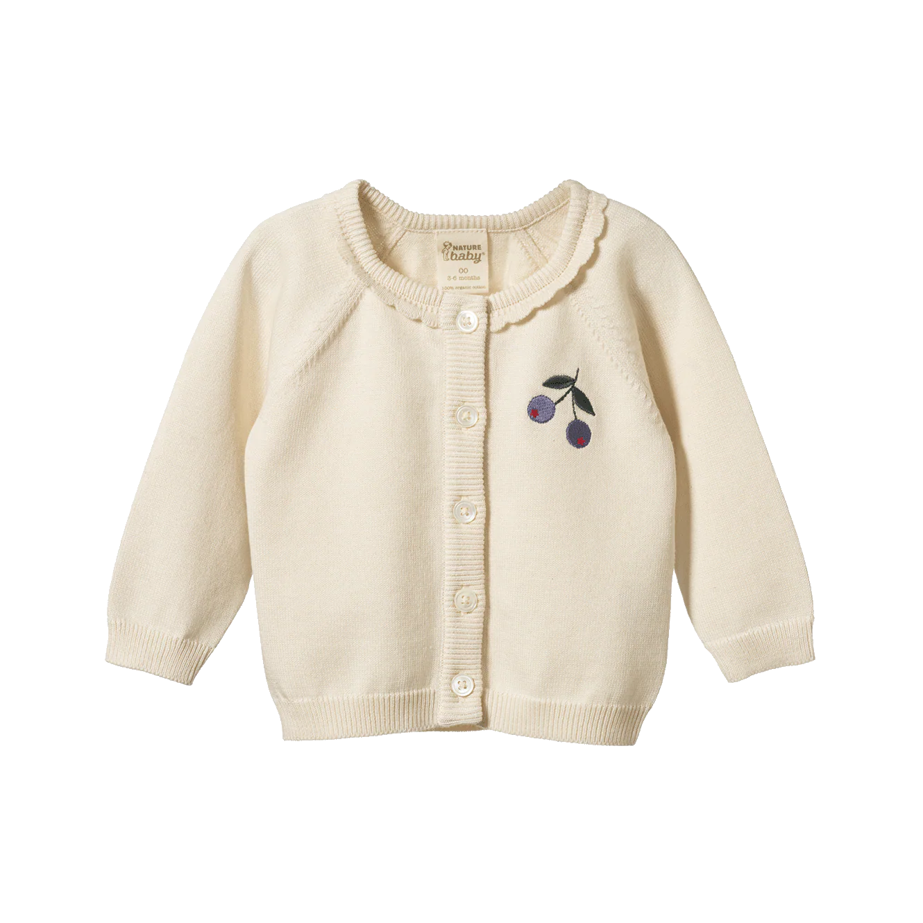 Nature Baby Piper Cardigan - Winter Berry