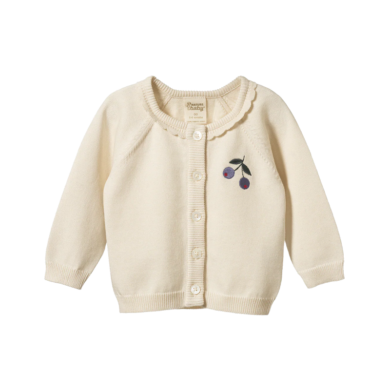 Nature Baby Piper Cardigan - Winter Berry